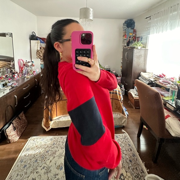 Varsity style knit Tommy Hilfiger shirt - Picture 2 of 6